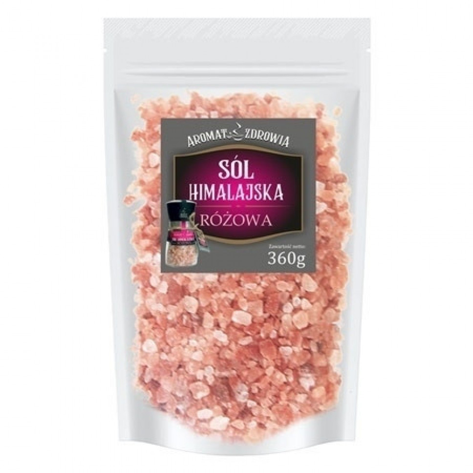 Sól himalajska różowa - uzupełnienie, 360 g
