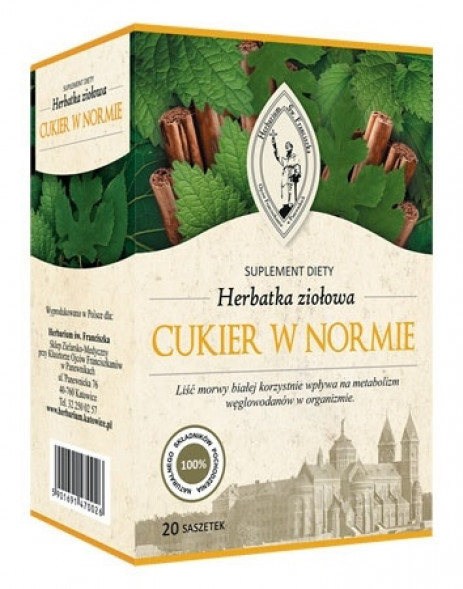 Herbatka ziołowa Cukier w normie, 100 g (fix)