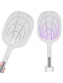 Elektryczna łapka na muchy + lampa UV, kolor biały