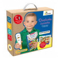 Pióro KAKADU + książka Dookoła świata - Jupi Jo!