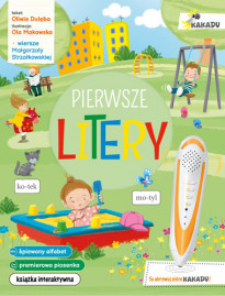 Pióro KAKADU + książka interaktywna Pierwsze litery + wyszukiwanka