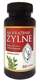 Na krążenie żylne. Pomoc dla serca i układu krążenia. 60 kapsułek - Herbarium św. Franciszka
