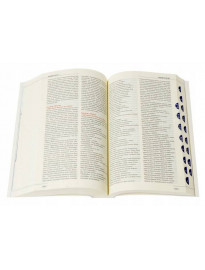 Biblia "z rybką" - oprawa miękka, niebieska z paginatorami