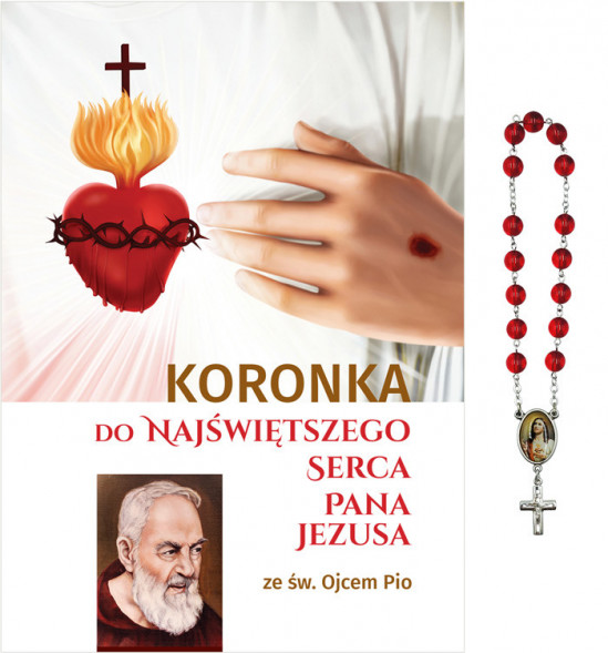 Koronka do Najświętszego Serca Pana Jezusa ze św. Ojcem Pio : Modlitewniki