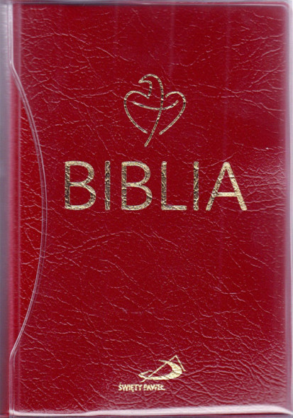 Biblia Tabor - bordowa - oprawa PVC